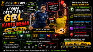 Kenapa Detik-Detik Gol dan Kartu Merah Jadi Momen Emas di Live-Betting Bola