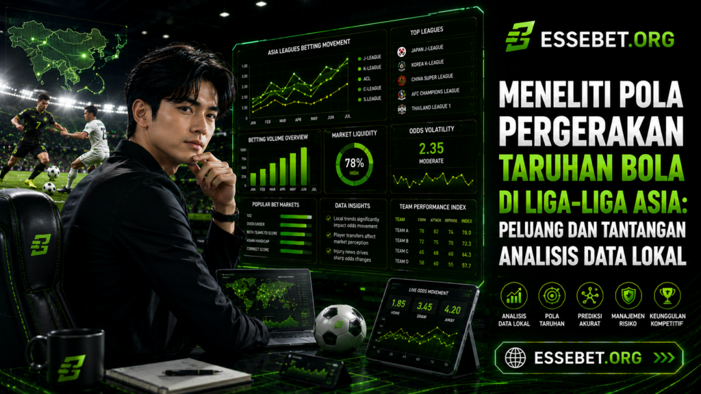 Meneliti Pola Pergerakan Taruhan Bola di Liga-Liga Asia: Peluang dan Tantangan Analisis Data Lokal