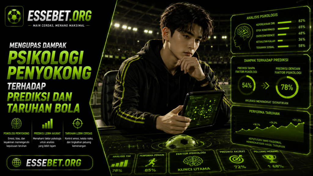 Mengupas Dampak Psikologi Penyokong Terhadap Prediksi dan Taruhan Bola