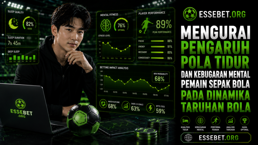 Mengurai Pengaruh Pola Tidur dan Kebugaran Mental Pemain Sepak Bola pada Dinamika Taruhan Bola