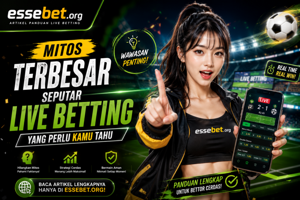 Mitos Terbesar Seputar Live Betting yang Perlu Kamu Tahu